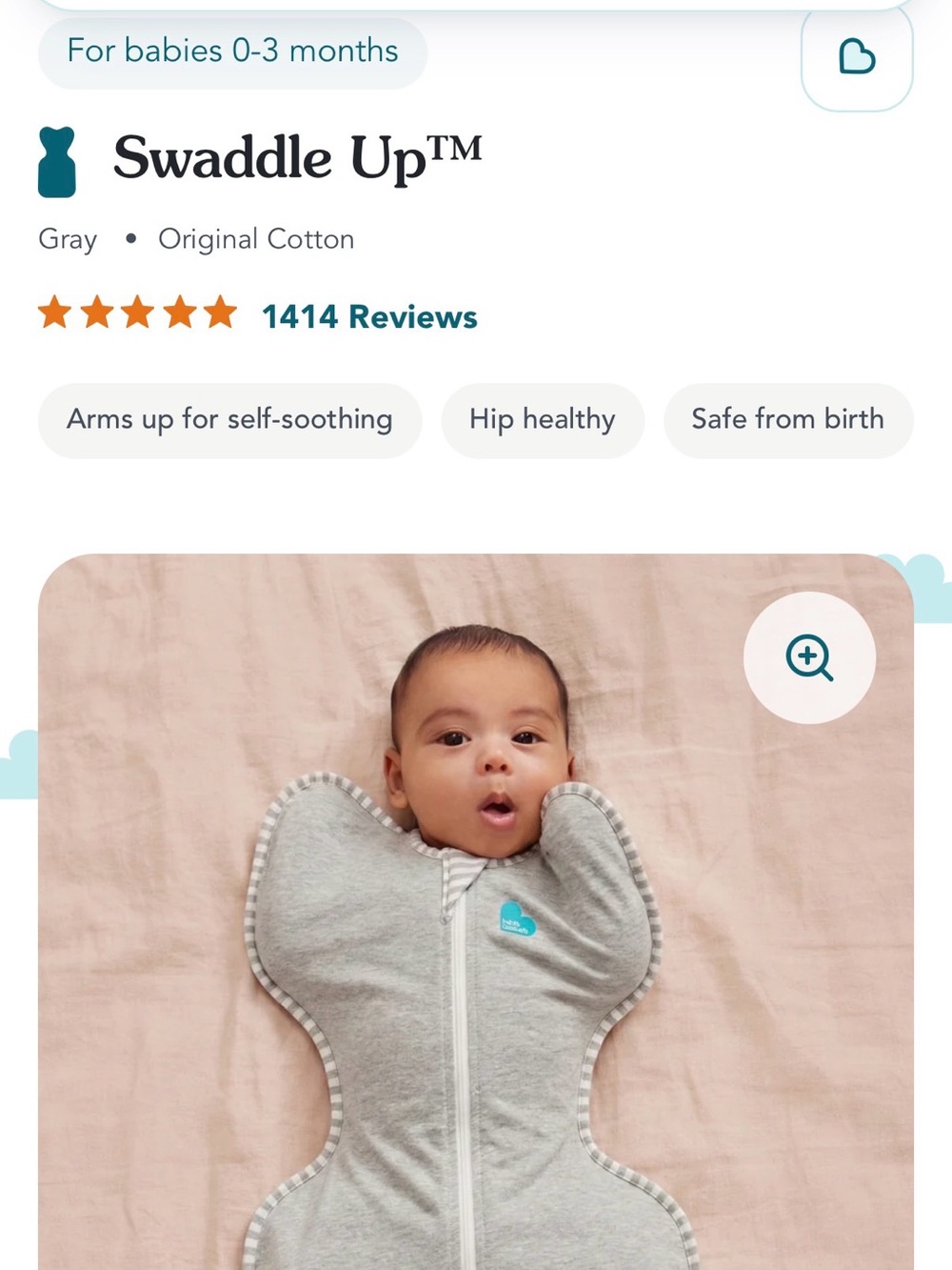 Used only once Love to dream Grey swaddle up Sleep Sacks- bundle of 3
